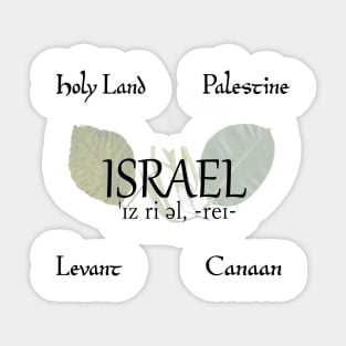 Israel-el Sticker